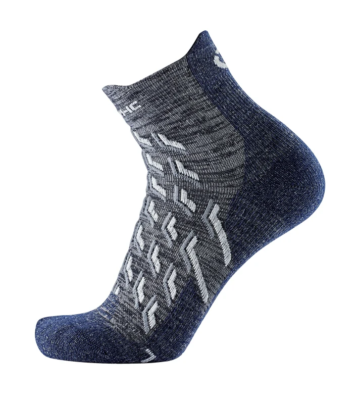 Set of 2 pairs - Trekking socks - Trekking Cool Ankle Unisex grey/white - Image 4