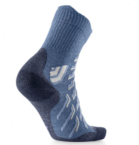 Set of 2 pairs - Trekking socks - Trekking Cool Crew Women blue/white - Image 3